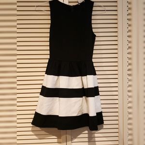 Bar III Black & White Dress